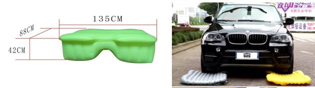 Với chiều ngang 88cm chiều dài 1,35 mét, nệm hơi ô tô có tải trọng tối đa 300 kg . Nệm không bị xì hơi trong 1 năm nếu không có sự tác động của ngoại lực Với chiều ngang 88cm chiều dài 1,35 mét, nệm hơi ô tô có tải trọng tối đa 300 kg . Nệm không bị xì hơi trong 1 năm nếu không có sự tác động của ngoại lực