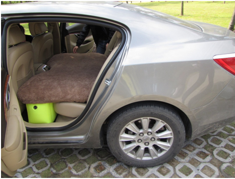Đệm hơi ô tô giúp tài xế có chỗ ngả lưng thoải mái, tiện nghi sau một chặng đường dài