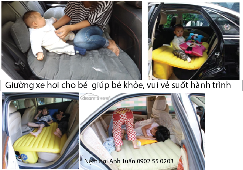 Giường xe hơi cho bé giúp cả bé và mẹ đều thoải mái, vui vẻ