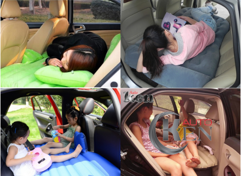 Tận hưởng mọi sự thư giãn trên chiếc giường đệm hơi xe ô tô Intex tphcm