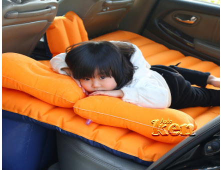 Đệm hơi trên ô tô giúp trẻ em có những giấc ngủ ngon hơn