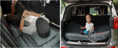 Tấm lót nệm cho bé ngủ ở xe ô tô thoải mái và an toàn